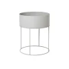 Jardiniere Ronde Plant Box - Gris Clair-Ferm Living Outlet