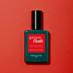 Kit Green Flash - Vernis Semi Permanent - Poppy Red-Manucurist Hot
