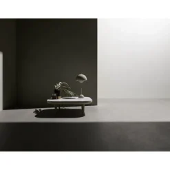 Lampe A Poser Flowerpot Vp3 By Verner Panton - Gris Beige-And Tradition Online