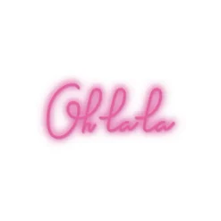 Lampe Murale Neon Led Ohlala - Rose-Sélectionné par Fleux Discount