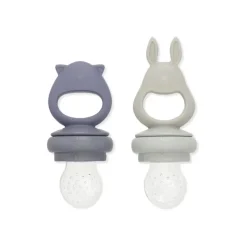 Lot De 2 Grignoteuses En Silicone - Onyx-Konges Slojd Best