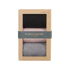 Lot De 3 Paires De Chaussettes A Paillettes 35/44 - Rose / Argent / Noir-M Moustache Online