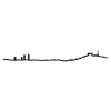 Mini Frise Decorative Lyon - Noir - 19 Cm-The Line New