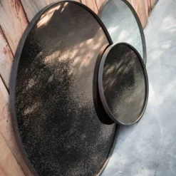 Miroir Vieilli - O 92 Cm-Ethnicraft Hot