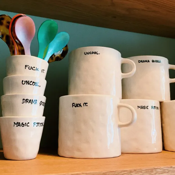 Mug Fuck It - Blanc-Sélectionné par Fleux Clearance