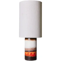 Pied De Lampe Retro En Gres Emaille-HK Living