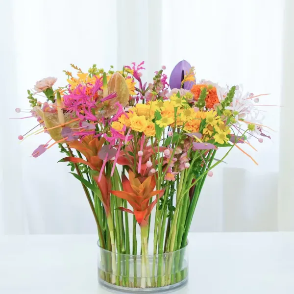 Pique A Fleurs Cercle Kenzan - O 20 Cm - Noir Cuivre-Sélectionné par Fleux