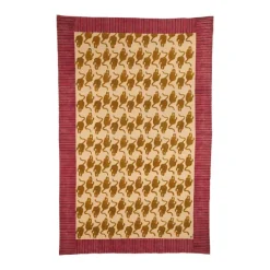 Plaid Powder Tiger En Coton - 220 X 140 Cm-Doing Goods Online