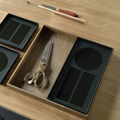 Plateau Organisateur De Bureau Charcoal Walnut-Ethnicraft