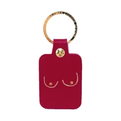 Porte-clés Boobs En Cuir - Magenta-Ark Best