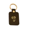 Porte-clés Zizi En Cuir - Noir-Ark Outlet