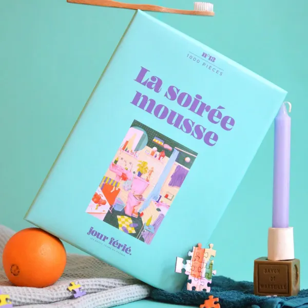 Puzzle La Soiree Mousse - 1000 Pieces-Jour Férié New