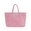 Sac Weekend A Rayures - Baby Pink & Ski Patrol Red-Sélectionné par Fleux Outlet