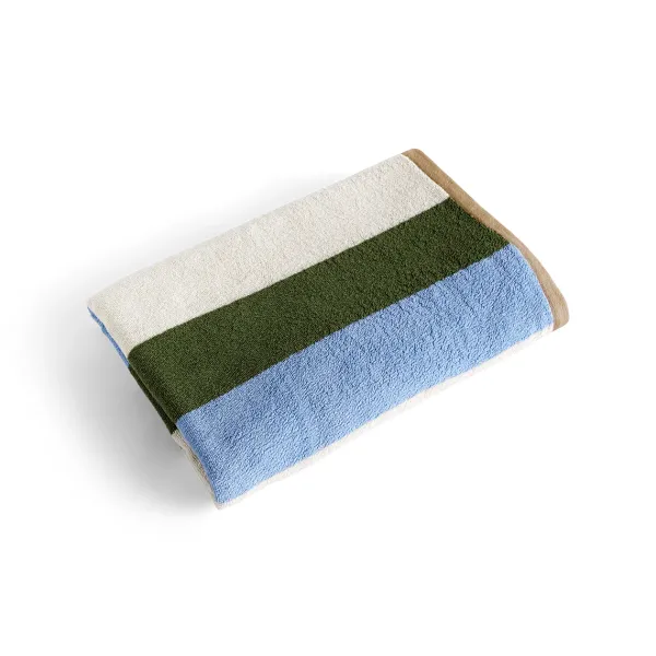 Serviette De Bain Trio En Coton - 90 X 170 Cm - Bleu Ciel-Hay Discount