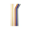Set De 6 Pailles En Verre Colore + Brosse-Sélectionné par Fleux Outlet