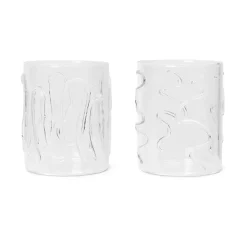 Set De 2 Verres Doodle - Transparent-Ferm Living