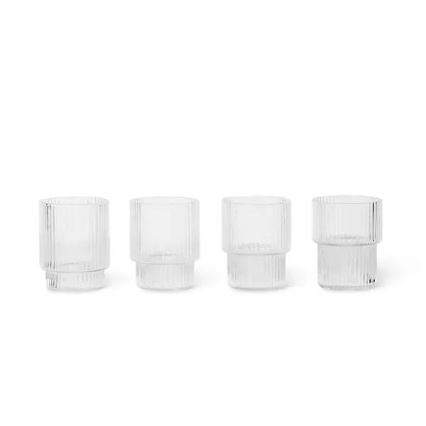 Set De 4 Verres Ripple - Fume-Ferm Living Online