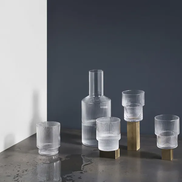 Set De 4 Verres Ripple - Fume-Ferm Living Online