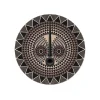 Set De Table Rond Masque Africain Maswa En Vinyle - O 38 Cm-Pôdevache Best