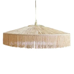 Suspension Parasol Franges - O 100 Cm - Naturel-Honoré Outlet