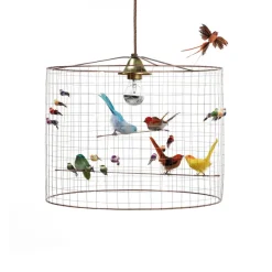 Suspension Petite Voliere Mathieu Challieres - H 36 X O 45 Cm-Mathieu Challières Online