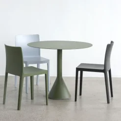 Table Cone Palissade - O 90 X H 74 Cm - Olive-Hay New