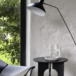 Table D'Appoint Cove En Teck Noir Verni - O 50 Cm-Ethnicraft Outlet