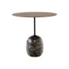 Table D'Appoint Lato Ln9 Noyer / Marbre Emparador - O 50 Cm-And Tradition Sale