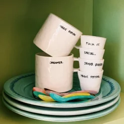 Tasse Expresso Fuck It - Blanc-Sélectionné par Fleux