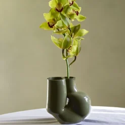 Vase Chuby - Olive-Hay Clearance