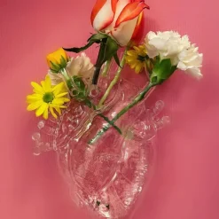 Vase Coeur Love In Bloom Verre-Seletti Hot
