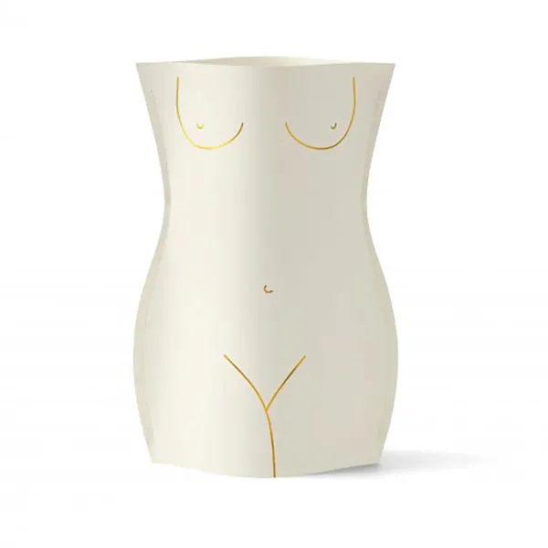 Vase Venus En Papier - Ivoire-Octaevo Discount