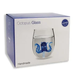 Verre Pieuvre - Bleu-Sélectionné par Fleux