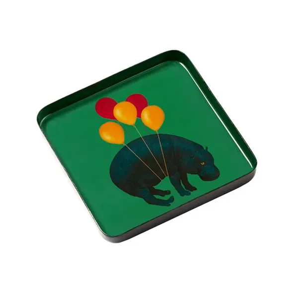 Vide-Poche Carre Hippoballoon En Fer - 15 X 15 Cm-Gangzai Discount