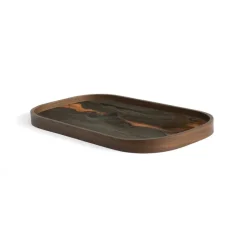 Vide-Poche En Verre - Bronze Organic - 42 X 24 Cm-Ethnicraft Sale
